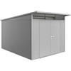 Biohort Casetta da giardino biohort avantgarde a8 in acciaio zincato colore argento metallizzato con porta battente doppia 260x380x222 cm