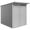 Biohort Casetta da giardino biohort avantgarde a2 in acciaio zincato colore argento metallizzato con porta battente doppia 180x260x218 cm