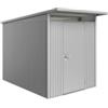 Biohort Casetta da giardino biohort avantgarde a3 in acciaio zincato colore argento metallizzato con porta battente semplice 180x300x218 cm