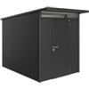 Biohort Casetta da giardino biohort avantgarde a3 in acciaio zincato colore grigio scuro metallizzato con porta battente semplice 180x300x218 cm