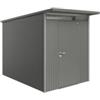 Biohort Casetta da giardino biohort avantgarde a3 in acciaio zincato colore grigio quarzo metallizzato con porta battente semplice 180x300x218 cm