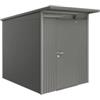 Biohort Casetta da giardino biohort avantgarde a2 in acciaio zincato colore grigio quarzo metallizzato con porta battente semplice 180x260x218 cm