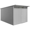 Biohort Casetta da giardino biohort avantgarde a8 in acciaio zincato colore argento metallizzato con porta battente semplice 260x380x222 cm