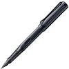 Lamy AL-star black - Stilografica con impugnatura ergonomica e pennino in acciaio nero per mancini misura M - corpo in alluminio leggero - cartuccia T 10 blue inclusa