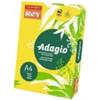 INTERNATIONAL PAPER Carta colorata A4 Sylvamo Rey Adagio 80 g/m² giallo intenso 66 - Risma da 500 fogli - ADAGI080X636