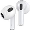 Gcioii 3 Paia Imbottiture Antiscivolo Compatibile con Airpods 3,Cover Protettiva Auricolari Flessibile in Silicone Gomma Morbido Compatibile con Apple AirPods 3 2021 (traslucido)