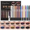 Sitovely 12 Colori Crema Impermeabile Ombretto Stick,Diamond Glitter Metallo Occhi