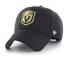 47 Brand NHL Vegas Golden Knights cap H-MVP31WBV-BK, Mens cap with a Visor, Black, One Size EU
