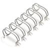 Albyco - Spirale per Rilegatura - Formato A4, 9,5 mm - Bianco - Fino a 65 fogli (100 pezzi), Metallo, Rilegafogli, Spirali, Rilegare Fogli