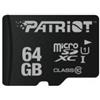 Patriot 64GB Scheda memoria Patriot LX Series microSDHC [PSF64GMDC10]