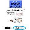 Independently published Antinfestanti (CCP0): 852/2004 - HACCP documento di autocontrollo - self-regulation document (CCP0)