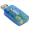 UGO Scheda audio UGO External USB 2.0 Blu [UKD-1085]