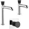 Jacuzzi Kit miscelatori doccia incasso lavabo e bidet Jacuzzi Rubinetteria serie Illumina