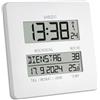 TFA Linea Del Tempo Dostmann Tfa 60.4509.02 Orologio Radio Controllato Con Temperatura, bianco