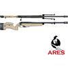 ARES Fucile Softair a gas Bolt Action Mid-Range Sniper Rifle MSR-009 Tan Ares