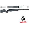 ARES Fucile Softair a gas Bolt Action Mid-Range Sniper Rifle MSR-009 Black Ar