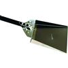 GI.METAL Pala inox per raccolta cenere manico alluminio cm 21x31x204h