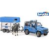 Bruder Land Rover Defender Polizia Con Rimorchio, Cavallo E Poliziotto 02588 - REGISTRATI! SCOPRI ALTRE PROMO