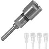 KATSU Tools KATSU Router Bit Prolunga Mandrino per Pinza Adattatore 1/4 a 8mm per Lavorazione del Legno Fresatura Incisione Rifilatrica Utensile per Tornio CNC 133391