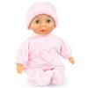 Bayer Design 92802AT Prima bambola, da coccolare, occhi che si chiudono, corpo morbido, rosa, 28cm