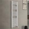 Inbagno Termoarredo scaldasalviette 500x1420 interasse 45 cm in acciaio bianco, 28 tubi diametro 22 mm