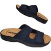 Fly Nature Eccezionali Ciabatte Uomo Doppia Fascia Neoprene Pantofole AntiSudore Estive Aperte e Regolabili Sottopiede Anatomico Massimo Comfort 100% Made in Italy (Blu, Numeric_41)