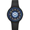 Inter Meccanismo al Quarzo Giapponese, Orologio Sportivo Uomo, Nero/Logo Grande, Adult