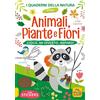 Macro Junior Animali, piante e fiori. Gioco, mi diverto, imparo! Con adesivi. Ediz. illustrata
