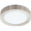 Eglo connect.z Smart Home Led lampada da soffitto per bagno Fueva-Z, Ø 21 cm, ZigBee, app e controllo vocale, colore della luce regolabile, dimmerabile, metallica nichel opaca, IP44