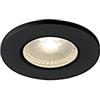SLV Nero KAMUELA/Spot LED, proiettore, faretto a soffitto, plafone, Lampada a Incasso, Illuminazione di Interni / IP65 3000K 6W 400lm dimmerabile 38 Gradi 6 W