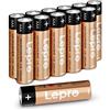Lepro - Batterie Alcaline AAA, Pacco da 12 Pile AAA Ministilo Alcaline 1.5 volt Batteria LR03, Alta Performance e Lunga Durata, Adatte per Telecomandi, Radio, Mouse, Sveglie e Orologi