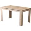 BellaHome Tavolo da pranzo bellahome granada rifinito quercia, 135x80x74 cm