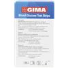 GIMA SpA STRISCE GLUCOSIO Per GLUCOMETRO GIMA 25 Pezzi