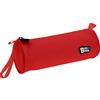 Grafoplás 37543751 Astuccio per la scuola rotondo, colore rosso, 23 x 8 cm. Bits & Bobs