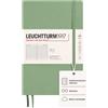 LEUCHTTURM1917 361590 Taccuini Medium A5, Copertina morbida, 123 pagine numerate, Sage, Righe
