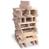 Vilac 2135 - Batibloc Gioco di Costruzioni, Set di Listelli in Legno Naturale