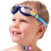 Limmys Occhialini da Nuoto Bambini 3-12 Anni - Anti-Appannamento, Senza Perdite, Protezione UV400, Senza Tirare i Capelli, Regolazione Rapida, Resistenti al Cloro, Custodia Inclusa