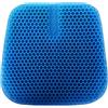 VAIYNWOM Cuscini per Sedie in Gel, Struttura a Nido d'Ape Traspirante Cuscino Gel Antidecubito per Sedia a Rotelle Casa Ufficio Auto, 45 * 42 * 3cm, Blu Scuro