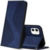 ZONNAVI Cover per iPhone 11, Flip Custodia Pelle PU con [Slot Cart] [Supporto Stand] [Magnetica], Cover a Libro Portafoglio per iPhone 11 (Blu)