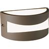 Sovil Applique da Parete LED Design Moderne da Esterno Lampada da Giardino colore Marrone - 99475/27 Tibet