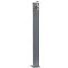 Fontana da giardino vedovella york grigio, 11x8x82 cm - kam