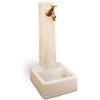 Fontana vedovella anticata vicenza colore nocciola - 31x28x65.5 cm