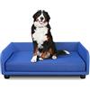 EVERGREENWEB MATERASSI & BEDS EVERGREENWEB Cuccia per Cane taglia L, Letto per Cani, Divano per Cane taglia Media da interno, con Cuscino removibile| Colore Blu| Completamente sfoderabile e lavabile| 100% Made in Italy