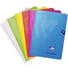 Clairefontaine 303682C Un taccuino a punto metallico Mimesys - A5 14,8x21 cm - 96 pagine a quadretti piccoli - Carta bianca 90g - copertina in polipropilene - Colore casuale