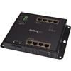 STARTECH.COM Startech Switch Ethernet Gigabit a 8 porte PoE+ con 2 Connessioni SFP Gestito Montabile a Parete con Accesso Frontale