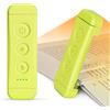 Glocusent Luce per Lettura Libri a Letto, Luce da Lettura a LED portatile con clip, 3 Colori ambra e 5 Luminosità regolabili, Lampada Lettura ricaricabile USB, perfetta per Amanti dei Libri