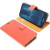 foto-kontor Custodia a libro compatibile con Brondi Midnight Sky cover di colore arancio