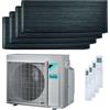 Daikin Condizionatore Daikin Stylish quadri split 5000+5000+9000+15000 BTU inverter A++ wifi unità esterna 6,8 kW codice prodotto 4MXM68N-CTXA15BT-4-2BBC11