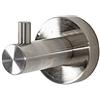 HAKU Gancio per cappotti acciaio inox, Acciaio inox - Dim. L 5 cm x A 5 cm x P 7 cm, Stile Moderno