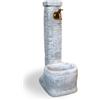 Fontana vedovella anticata lucca colore grigio - 32x42x72 cm